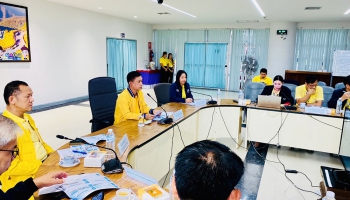 การประชุมคณะกรรมการพัฒนาการให้บริการท่าอากาศยานแม่ฮ่องสอน ณ ห้องประชุมบัวตอง ชั้น 2  ท่าอากาศยานแม่ฮ่องสอน