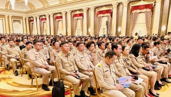 นายไพฑูรย์  สำราญไพรวัลย์ รองนายกองค์การบริหารส่วนจังหวัดแม่ฮ่องสอน เข้าร่วมการประชุมมอบนโยบายสำคัญของกระทรวงมหาดไทย ณ ห้องรอยัล จูบิลี่  ศูนย์แสดงสินค้าและการประชุมอิมแพ็ค เมืองทองธานี
